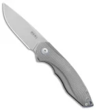 MKM Voxnaes Timavo Liner Lock Knife 3D Titanium (2.87" Stonewash)