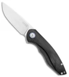 MKM Voxnaes Timavo Liner Lock Knife Black G-10 (2.87" Satin)