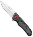 Buck Sprint Pro Liner Lock Knife Marble Carbon Fiber (3.125" Satin) 0841CFS