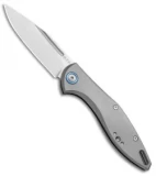 MKM Burnley Fara Slip Joint Folding Knife Titanium (3" Satin MY01-T