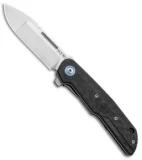 MKM Terzuola Clap Liner Lock Knife Carbon Fiber (3" Satin) LS01-C