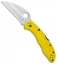 Spyderco Salt 2 Wharncliffe Knife Yellow FRN (2.89" Satin) C88PWCYL2