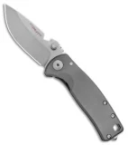 DPx Gear HEST/F Urban Frame Lock Knife Titanium (2.9" Stonewash)