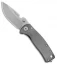 DPx Gear HEST/F Urban Frame Lock Knife Titanium (2.9" Stonewash)