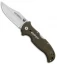 Cold Steel Bush Ranger Lite Rocker Lock Knife OD Green GFN (3.5" Satin) 21A