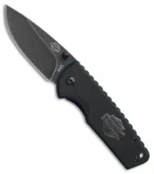 Case Cutlery Harley Davidson Liner Lock Folding Knife Black G-10 (2.5" Black SW)