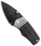 Medford Sherman Frame Lock Knife PVD/Satin Titanium (2.6" Black) MKT