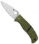 Spyderco Caribbean Compression Lock Knife Black/Yellow G-10 (Full Serr) C217GS