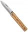 Baladeo Papagayo Olive Wood Slip Joint Knife (3" Satin)