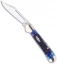 Case Mini Copperlock Pocket Knife 3.625" Blue Bone (61749L SS) 02864