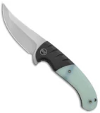 WE Knife Co. Curvaceous Frame Lock Knife Natural G-10/Ti (3.7" BB) WE20012-3
