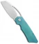 Kansept Knives Goblin XL Frame Lock Knife Green Titanium (3.5" SW) K1016A4