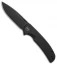 WE Knife Co. Beacon Frame Lock Knife Black Titanium (3.5" Black Stonewash)