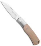 Viper Knives Hug Slip Joint Knife Natural Canvas Micarta (3" Satin) V5992CN