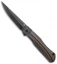Bestech Knives Thyra Frame Lock Knife Bronze/Carbon Fiber (3.6" Black)