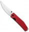 GiantMouse Vox/Anso ACE Clyde Liner Lock Knife Red Aluminum (3" Satin)
