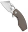 Bestech Knives Lizard Flipper Knife Beige G10 (2.6" Satin)
