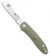 Spyderco Roadie Slip Joint Knife Olive Green FRN (2.1" Satin) C189PGR