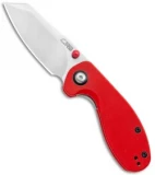 CJRB Swaggs Maileah Liner Lock Knife Red G-10 (2.3" Sand Polish) J1918-REF