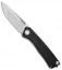 Acta Non Verba Knives Z200 Liner Lock Knife Black G-10 (3.5" Stonewash)