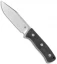 QSP Bison Fixed Blade Knife Linen Micarta (4.5" Satin) QS134-A