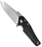 Real Steel Echo Liner Lock Knife Black G-10 (4.5" Stonewash)