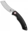 Red Horse Knife Works Hell Razor P Liner Lock Knife Black G-10 (3.6" Stonewash)