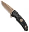 Hogue Sig Sauer X1 Microflip Drop Point Flipper Knife Black G10 (2.6" FDE)