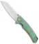 Bestech Knives Texel Liner Lock Knife Jade G-10 (3.25" SW/Satin) BG21B-1