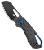 MKM Voxnaes Isonzo Sheepsfoot Liner Lock Knife Black FRN (2.25" Black)