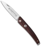 Bear & Son Midsize Lockback Knife Branded Bone (2.5" Satin)