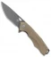 Bestech Knives Toucan Liner Lock Knife Tan G-10 (3.5" Gray) BG14C-2