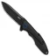 CRKT Caligo Liner Lock Flipper Knife Black Al (3.1" Black) 6215