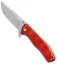 Gerber Index Liner Lock Knife Red Aluminum (3.3" Satin) 30-001355
