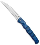 Cold Steel Frenzy II Tri-Ad Lock Knife  Black/Blue G-10 (5.5" Satin) 62P2A