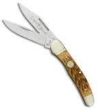 Boker Copperhead Pocket Knife 3.75" Jigged Brown Bone 110723