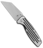 Kizer Pinkerton Rogue Frame Lock Knife Titanium (3" Satin) Ki3480