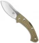 Fox Knives Anso Zero Lockback Knife Olive FRN (2.75" Satin) FX-305G