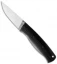 EnZo Birk 75 Linerlock Pocket Knife Black G-10 (3" Satin)