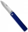 Baladeo Papagayo Blue Lockback Knife (3" Satin)