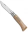 Opinel No. 3 Beechwood Stainless Steel Pocket Knife (1.5" Plain) #3