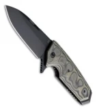 Hogue Knives EX02 Knife Spear Point Flipper Green G-Mascus (3.75" Plain) 34218