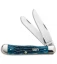 Case Trapper Knife 4.1" Pocket Worn Blue Bone/Peach Seed Jig (6254 SS) 51850