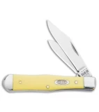 Case Small Swell Center Jack Knife 3" Yellow Synthetic (3225 1/2 SS) 65327