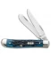 Case Mini Trapper Knife 3.5" Pocket Worn Blue Bone/Peach Seed Jig (6207 SS)