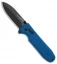 SOG Pentagon XR LTE Flipper Knife Blue G-10 (3.5" Black)
