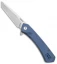 Revo Warden 2 Tanto Liner Lock Flipper Knife Gray G-10 (3.25" Stonewash)