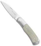 Viper Knives Hug Slip Joint Knife Green Micarta (3.1" Satin M390)
