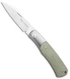 Viper Knives Hug Slip Joint Knife Green Canvas Micarta (3" Satin) V5992CG