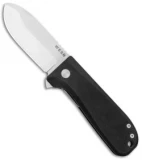 Wesn Goods Allman Liner Lock Knife Black G-10 (2.75" Satin) WESN041